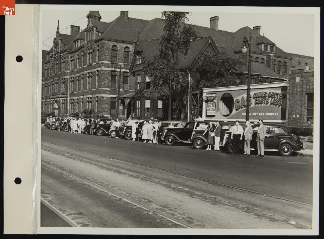 Michigan Disabled Veterans Caravan Preparing to Leave for Convention in Milwaukee, Wisconsin, July 1936