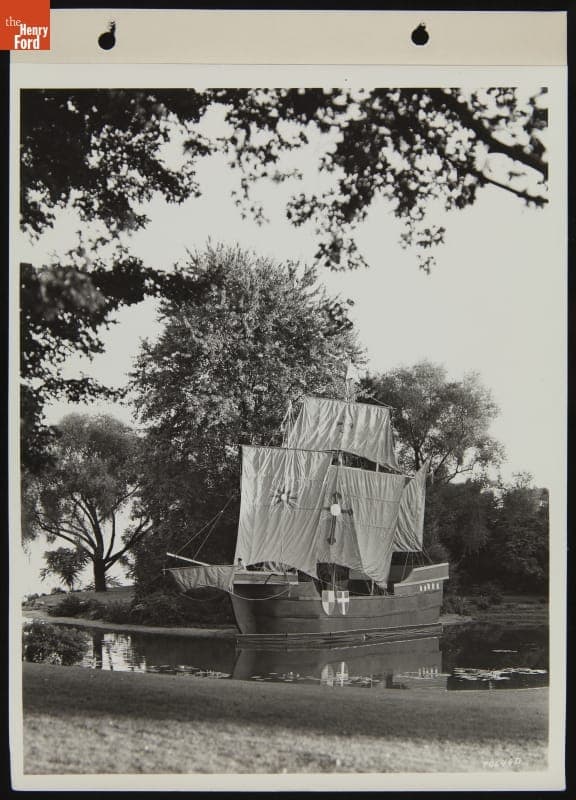 "Pirate Ship" Decoration for Henry Ford II's 21st Birthday Party, September 1938