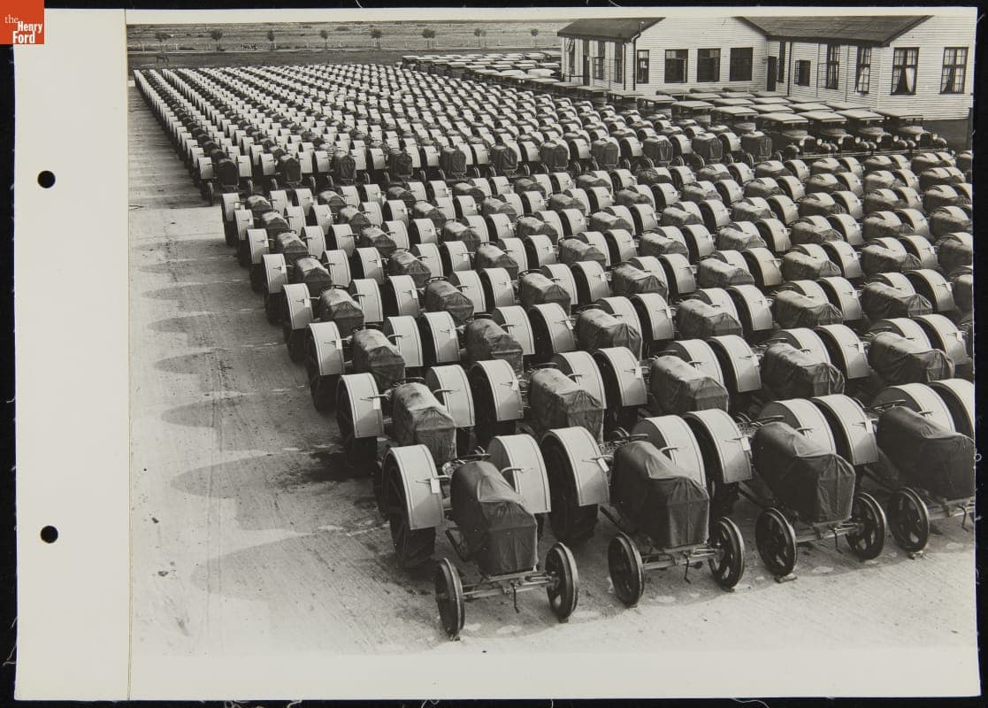 Tractors for Shipment on the SS Falkenstein, Ford Plant at Cork, Ireland, August 1929
