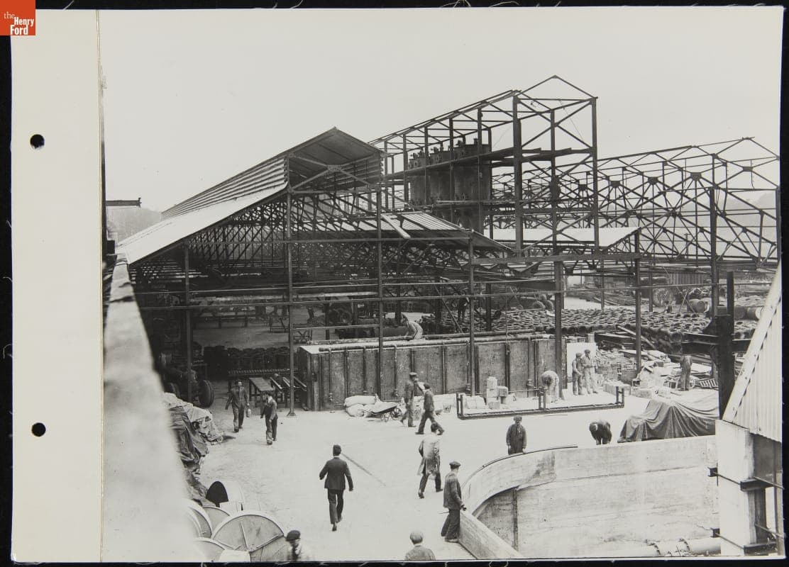 Fettling Shop Looking Southeast, Ford Plant at Cork, Ireland, May 1930
