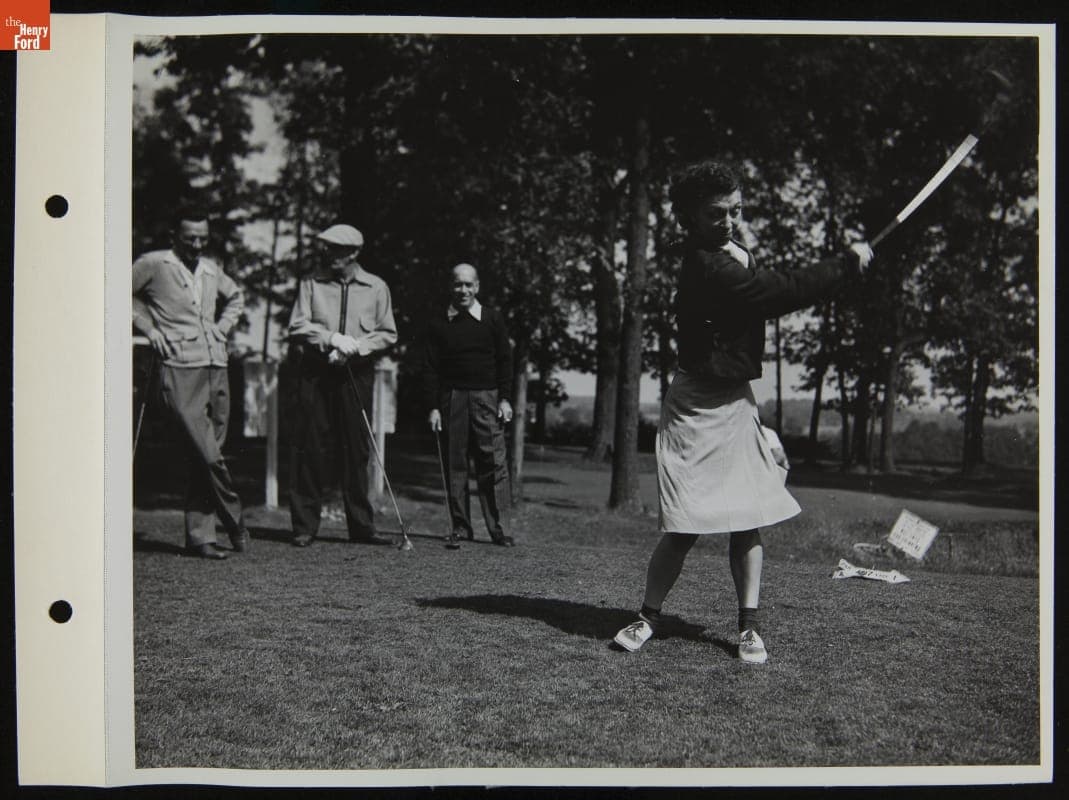 Ford Rouge Plant Office Golf Teams Tournament at Tam-O-Shanter Golf Course, September 1943