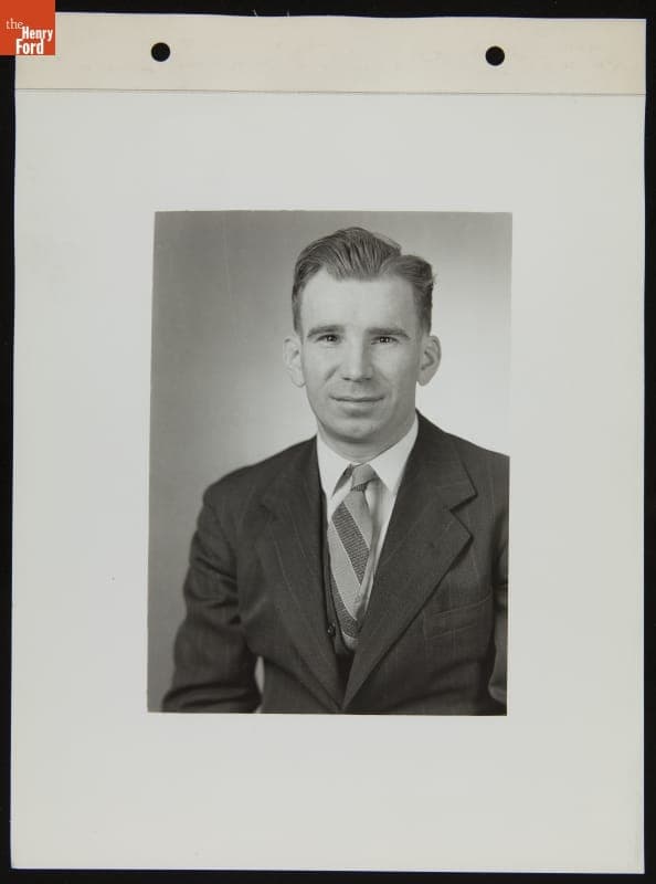 Ford Employee and Champion Speed Skater Vince Bozich, August 1944