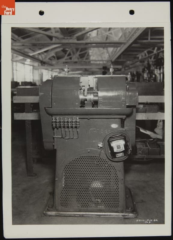 Electric Pin Sorting Machine Built by Students of Henry Ford Trade School, September 1932