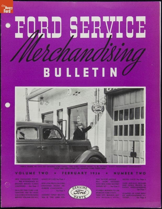 Ford Service Merchandising Bulletin, Vol.2, No.2, February 1936
