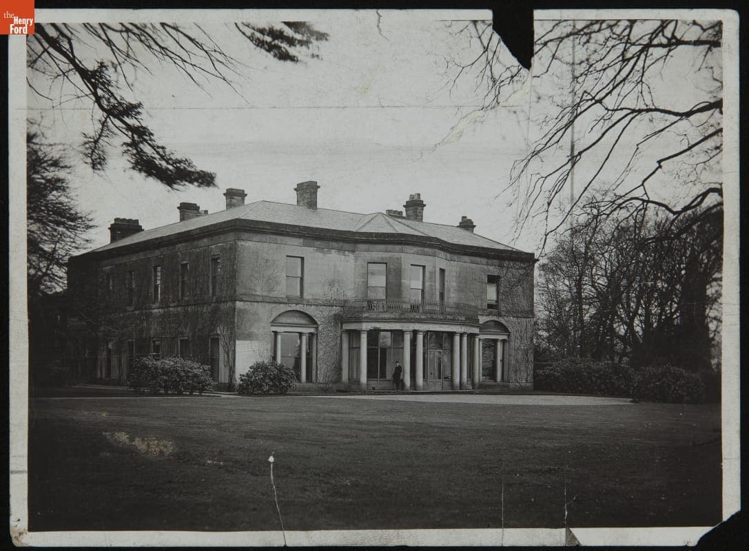 Oughtrington Hall, Lymm in Cheshire, England, circa 1915