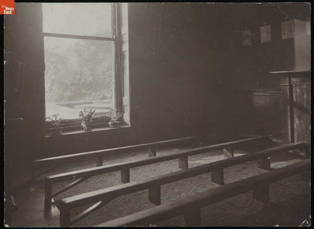 Chapel, Oughtrington Hall, circa 1915