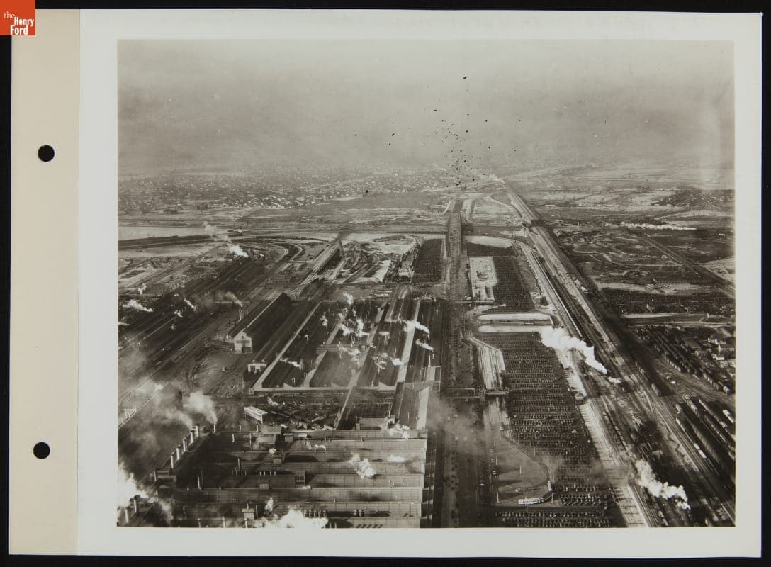 Aerial View of Rouge Plant and Surrounding Area, December 23, 1937