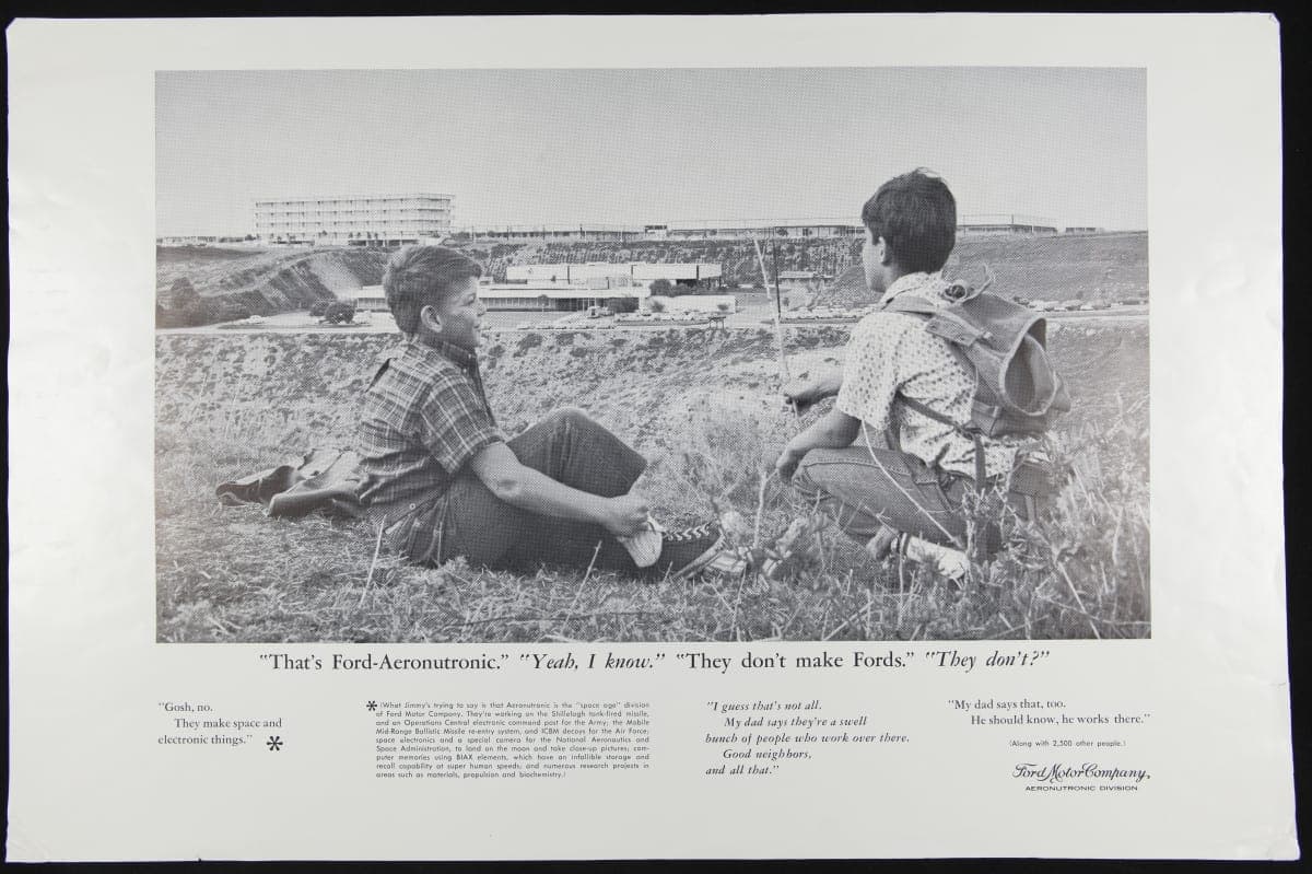 Ford Advertisement, Ford-Aeronutronic, circa 1960