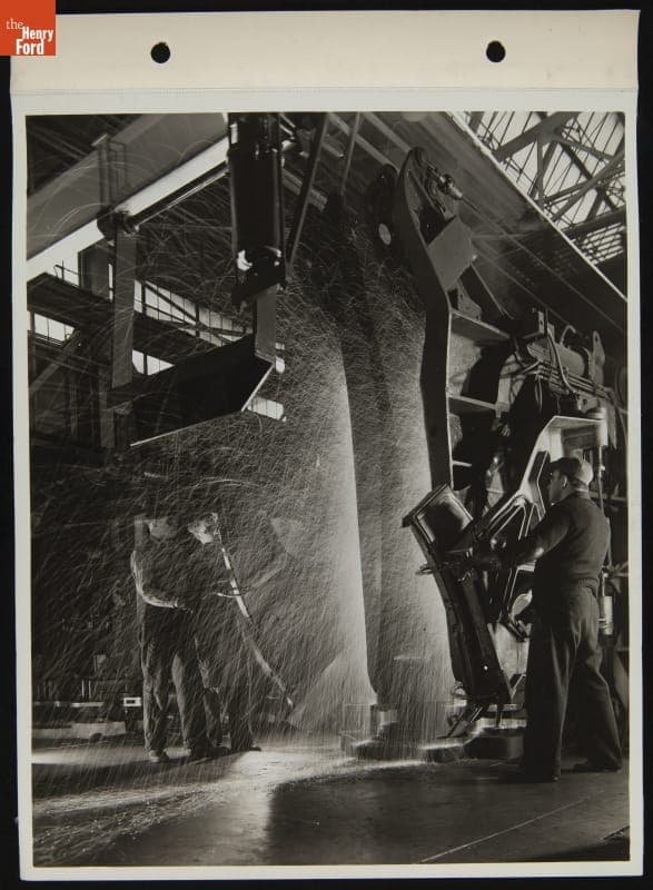 Welding Body Panels at Ford Rouge Plant, 1936
