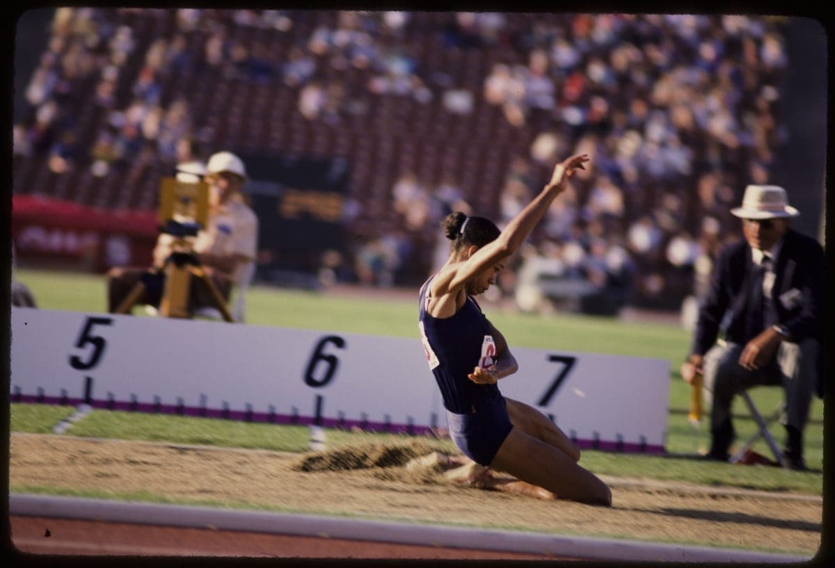 Long Jumper at Olympic Trials, June 1984