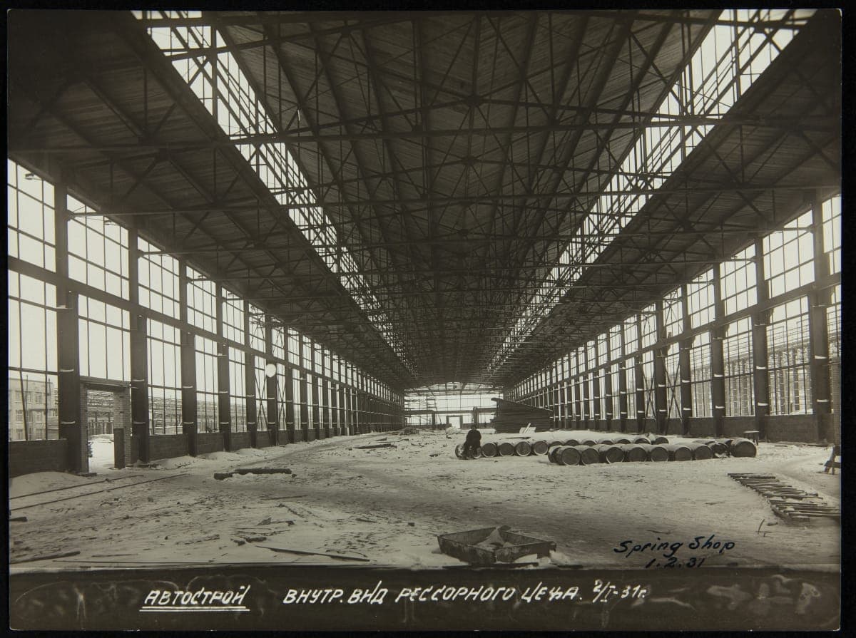 Construction of Spring Shop at Ford Motor Company's Moscow Factory, 1931