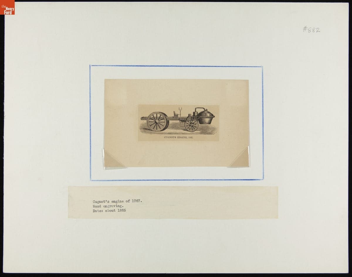 "Cugnot's Engine, 1767"