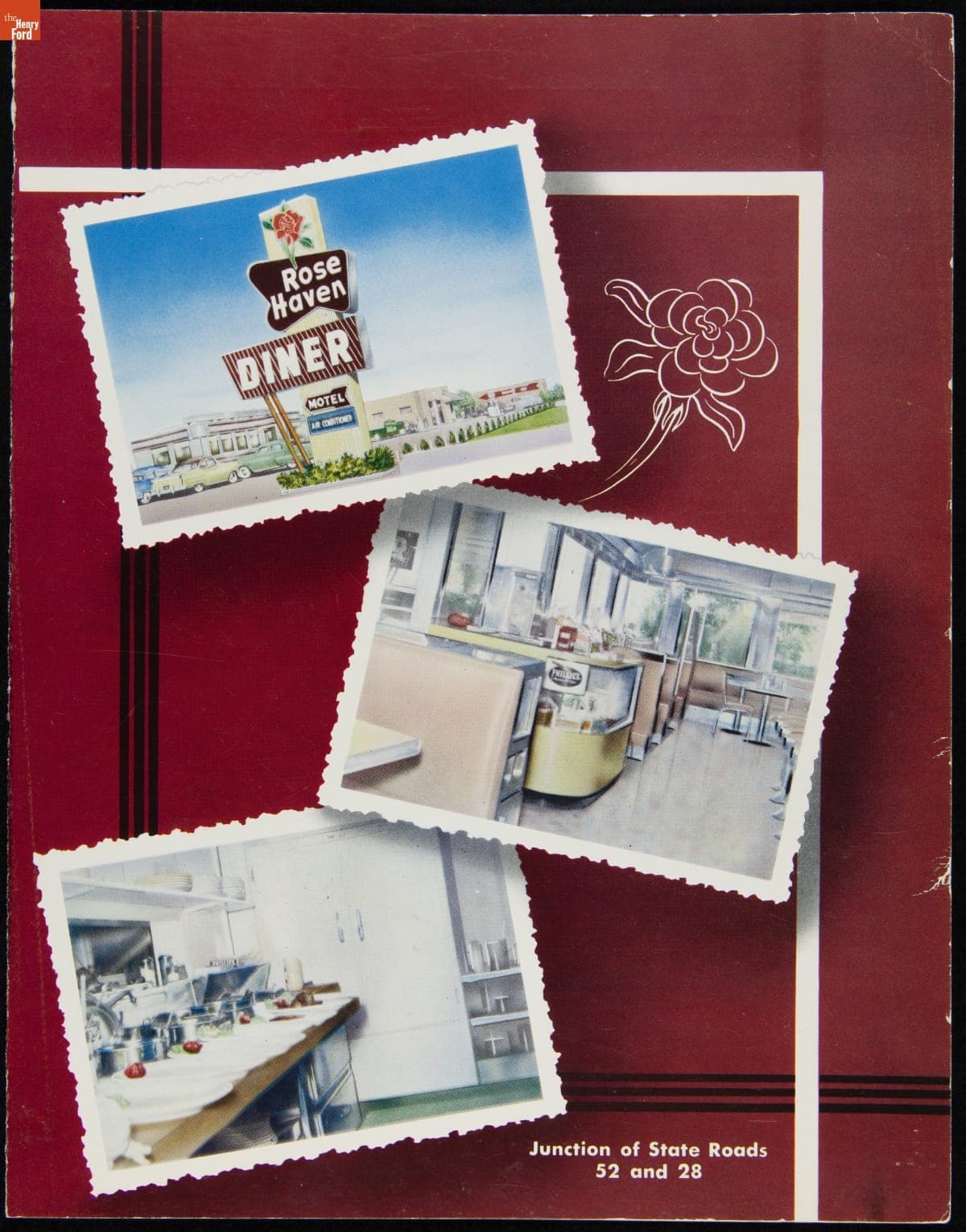 Rose Haven Diner Menu, circa 1955