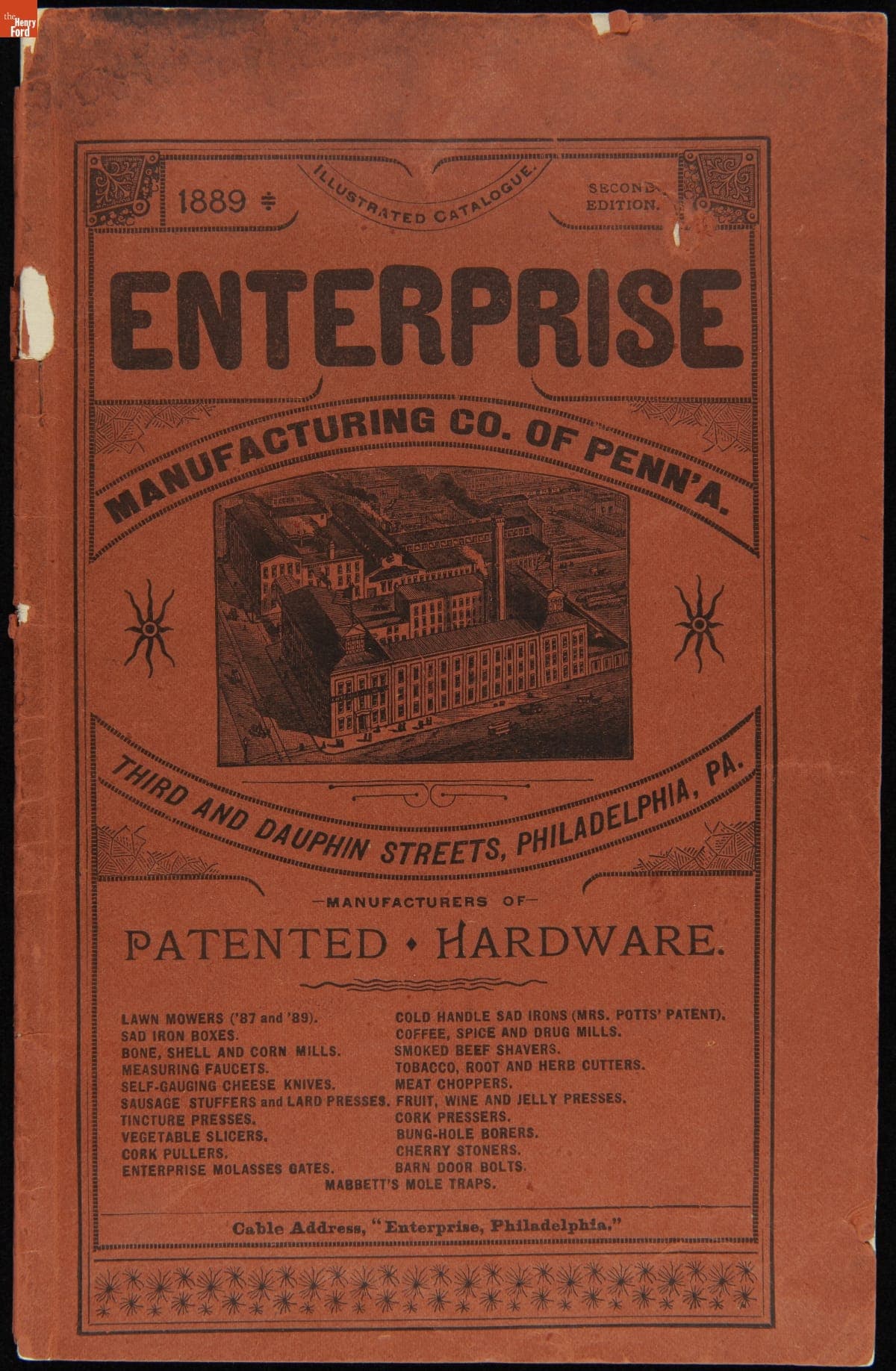 Illustrated Catalogue: Enterprise Manufacturing Company of Penn'a, Manufacturers of Patented Hardware, 1889