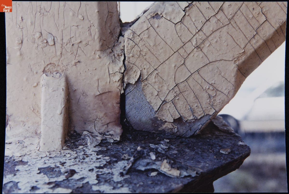 Detail of Top of Capital from Detroit Central Market Building, circa 2003