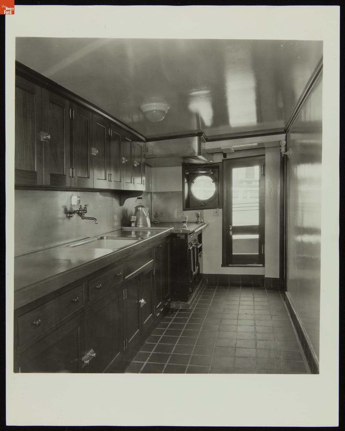 Ship Kitchen on Ford Tugboat "Barlow," June 8, 1932