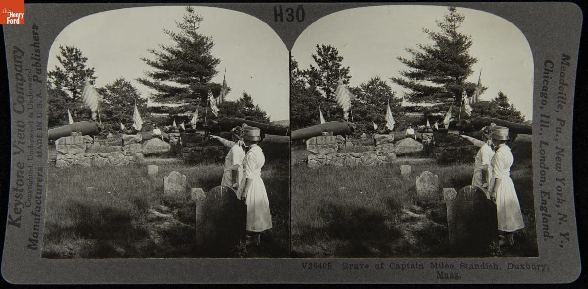 Grave of Captain Miles Standish, 1926