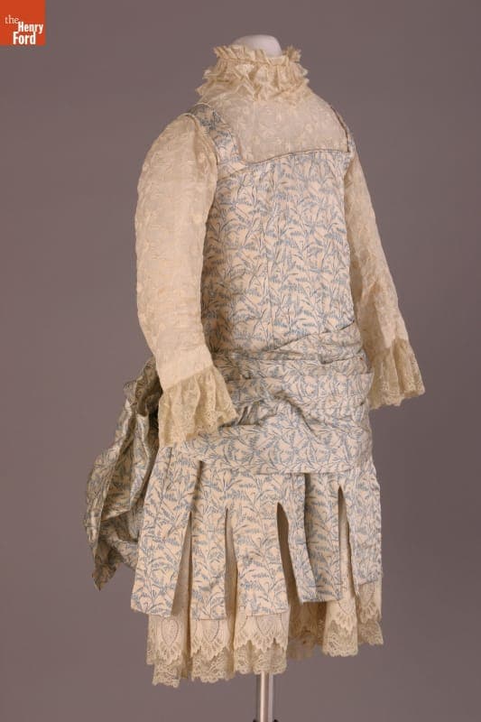 Dress with Petticoat, circa 1885