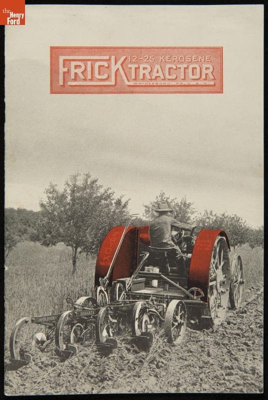 "Frick 12-25 Kerosene Tractor," 1919