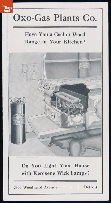 Oxo-Gas Plants Co. Sales Brochure, circa 1910