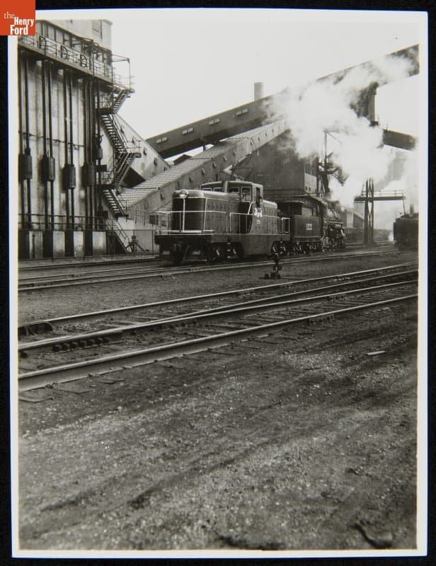 Diesel Locomotives at the Ford Rouge Plant, February 1938