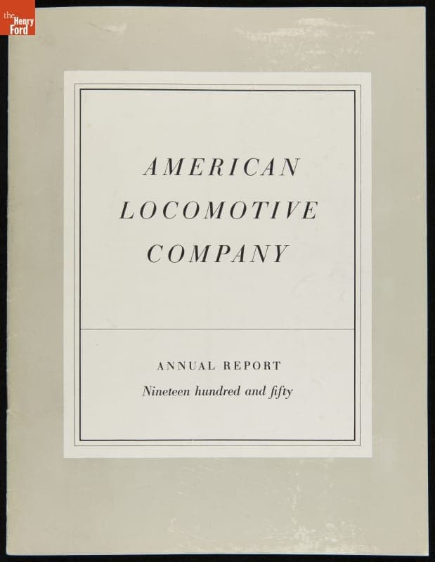 American Locomotive Company Annual Report, 1950