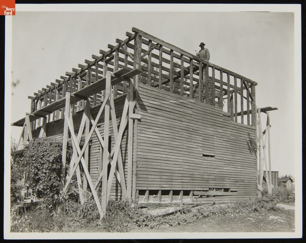 Logan County Courthouse Being Dismantled for Removal to Greenfield Village, September 1929