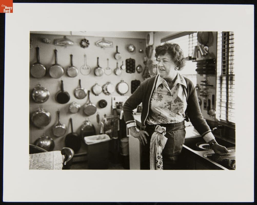 Julia Child in Her Kitchen, 1977