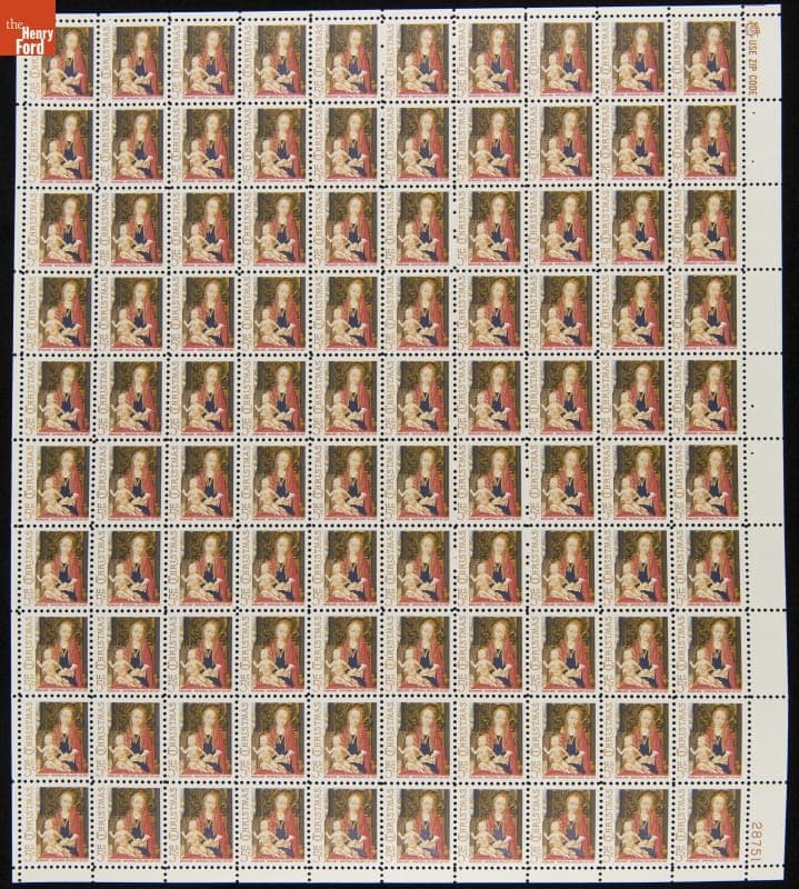 U.S. Postage Stamps Issued for Christmas 1966