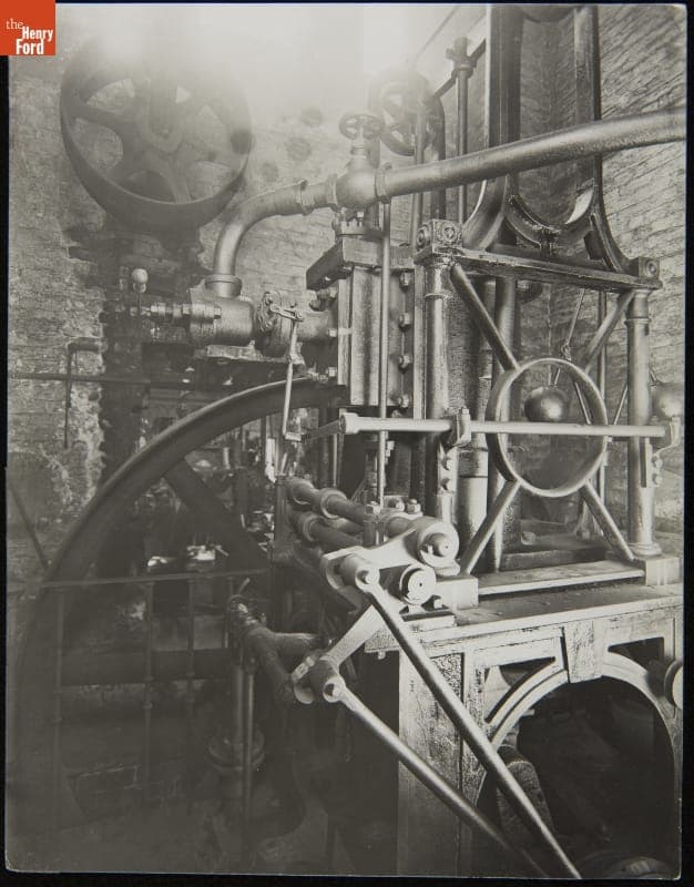 Maudslay Table Engine in the East Malling Flour Mill before Relocation to Henry Ford Museum, 1932-1933