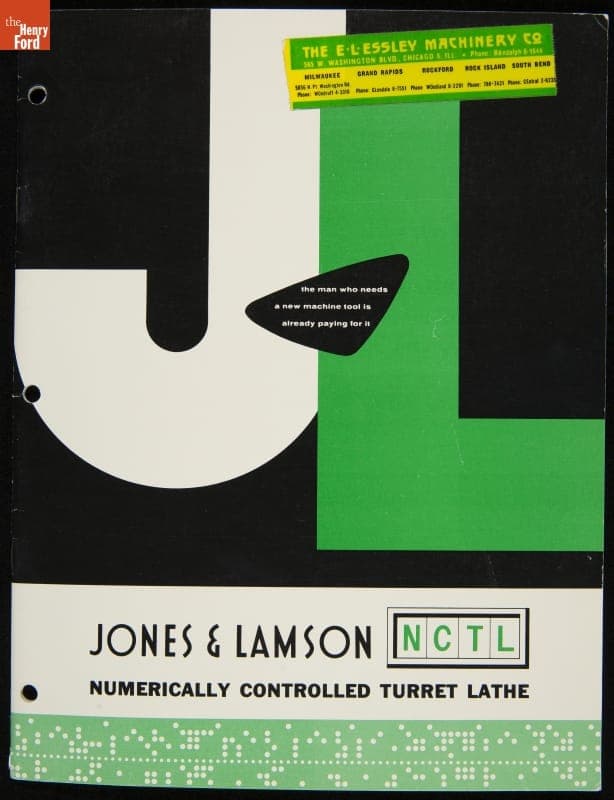 Jones & Lamson Numerically Controlled Turret Lathe, 1964