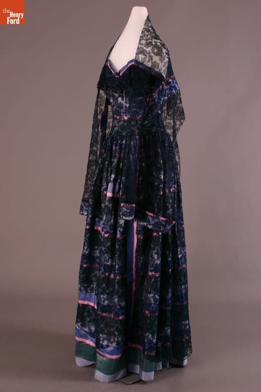 Dress, Worn by Elizabeth Parke Firestone, 1947