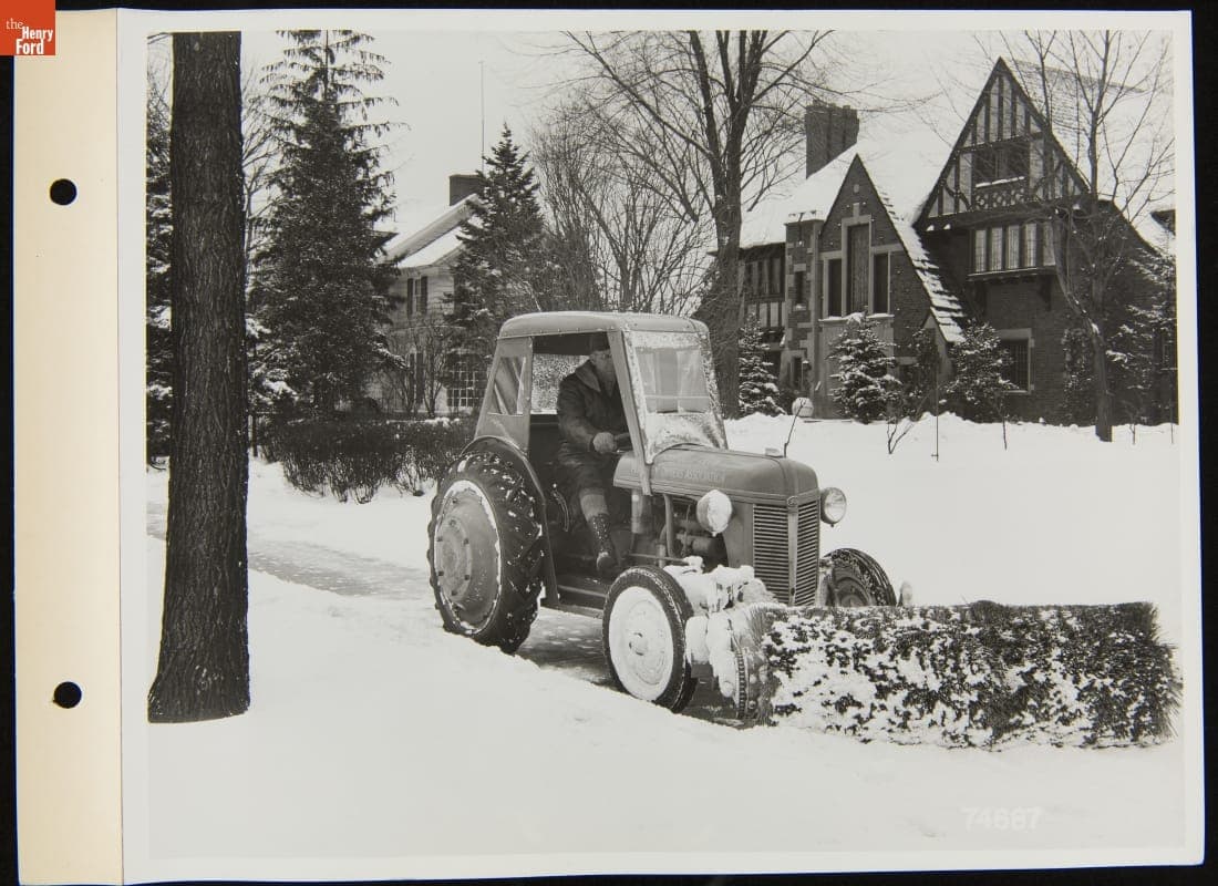 Detroit Golf Club Property Owners Association's Ford-Ferguson 9N Tractor with Snow Plow, December 5, 1940