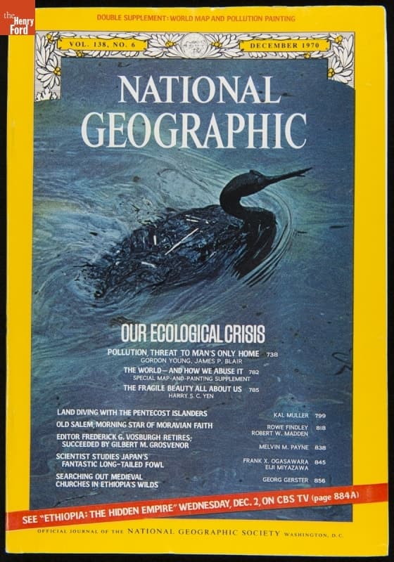 National Geographic Magazine for December 1970, "Our Ecological Crisis"