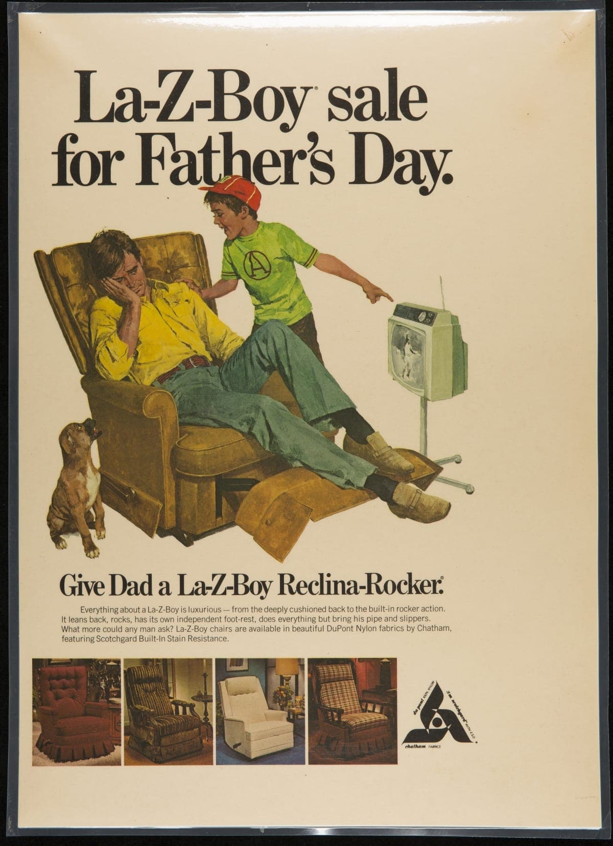 Advertising Poster, "La-Z-Boy Sale for Father's Day," circa 1970