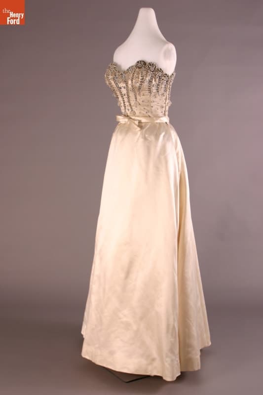 Evening Dress, Worn by Elizabeth Parke Firestone, 1947-1951