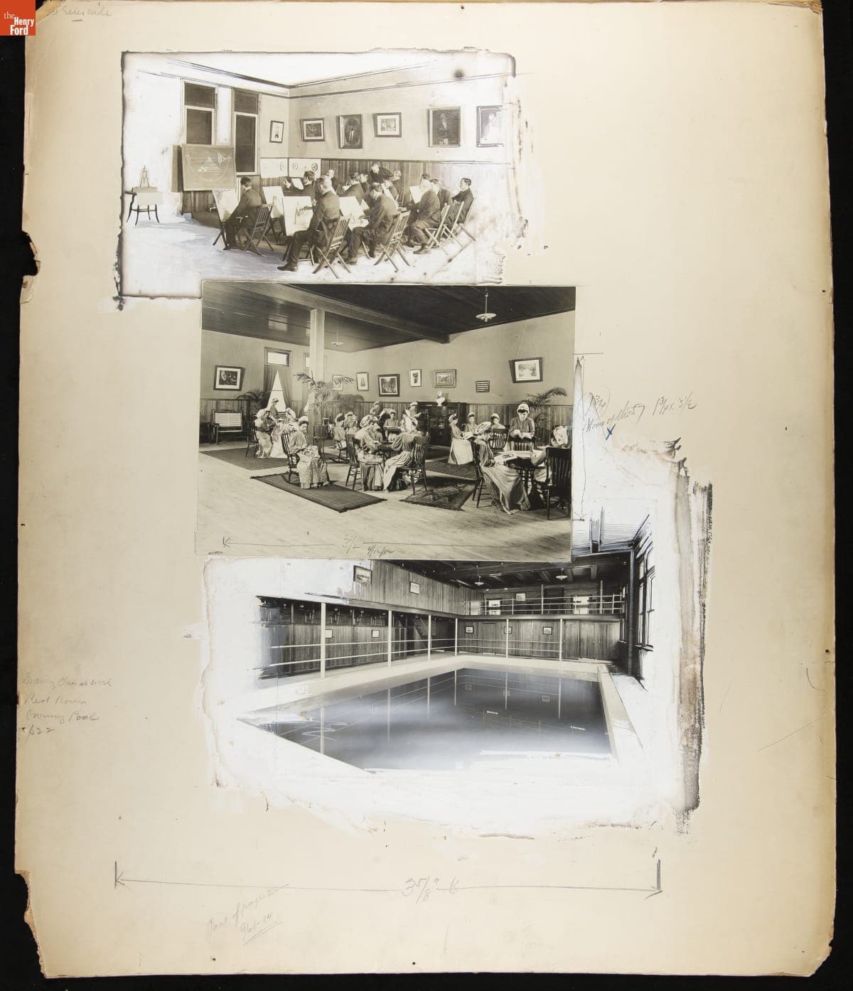 Photomontage Showing Heinz Company Activities for Employees, 1907-1912