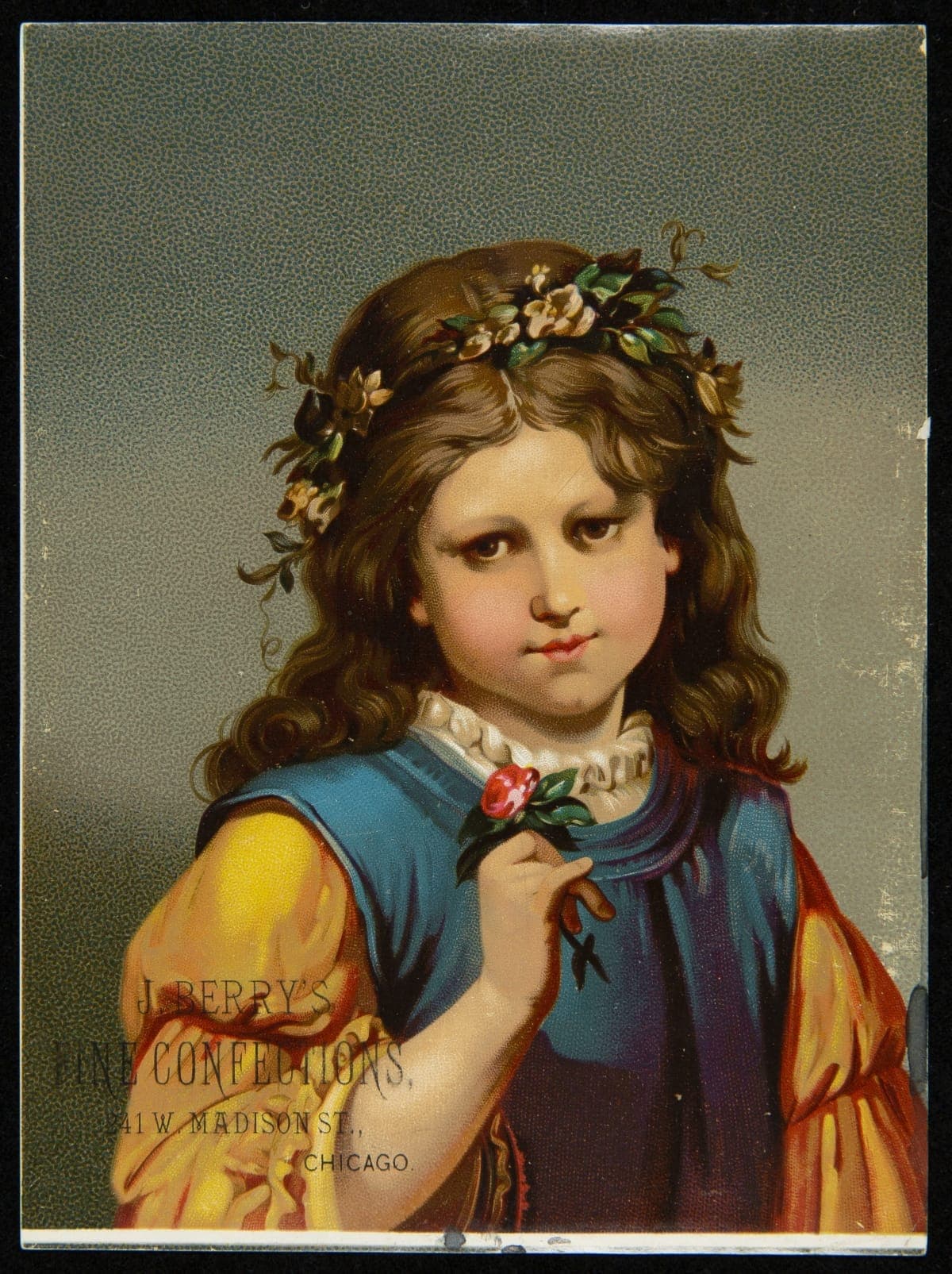 Label, "J. Berry's Fine Confections," 1886-1905