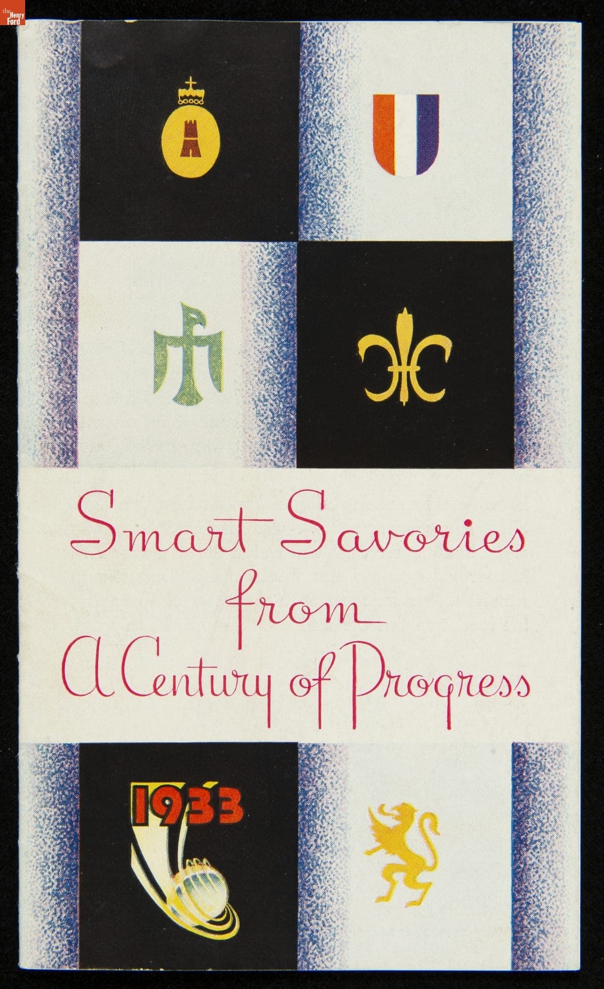 Recipe Booklet, "Kraft Foods Company, Smart Savories from a Century of Progress," 1933