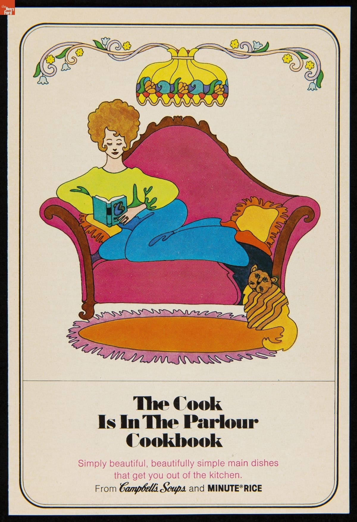 Recipe Booklet, "The Cook is in the Parlour Cookbook from Campbell's Soups and Minute Rice," 1965-1970