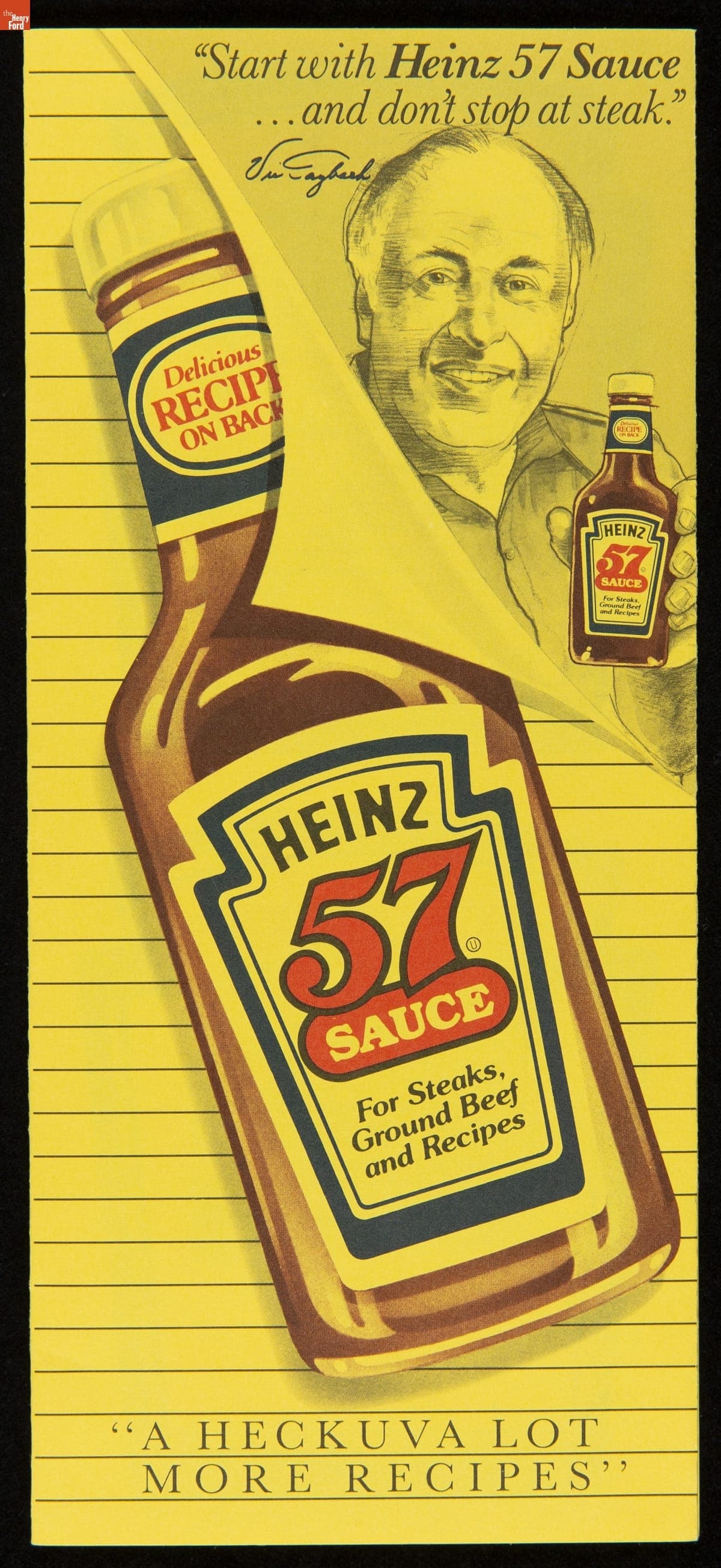 Recipe Leaflet, "Heinz 57 Sauce: A Heckuva Lot More Recipes," 1987