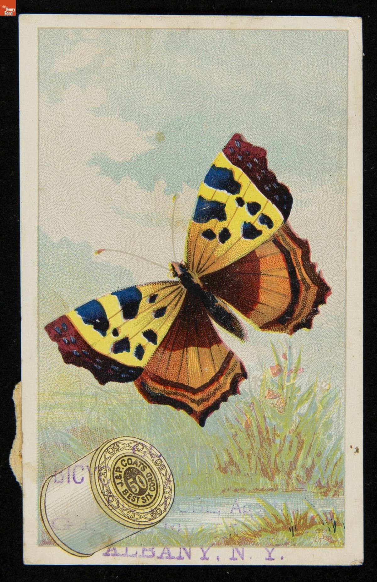 Trade Card for Sewing Thread, J. & P. Coats, 1880-1888