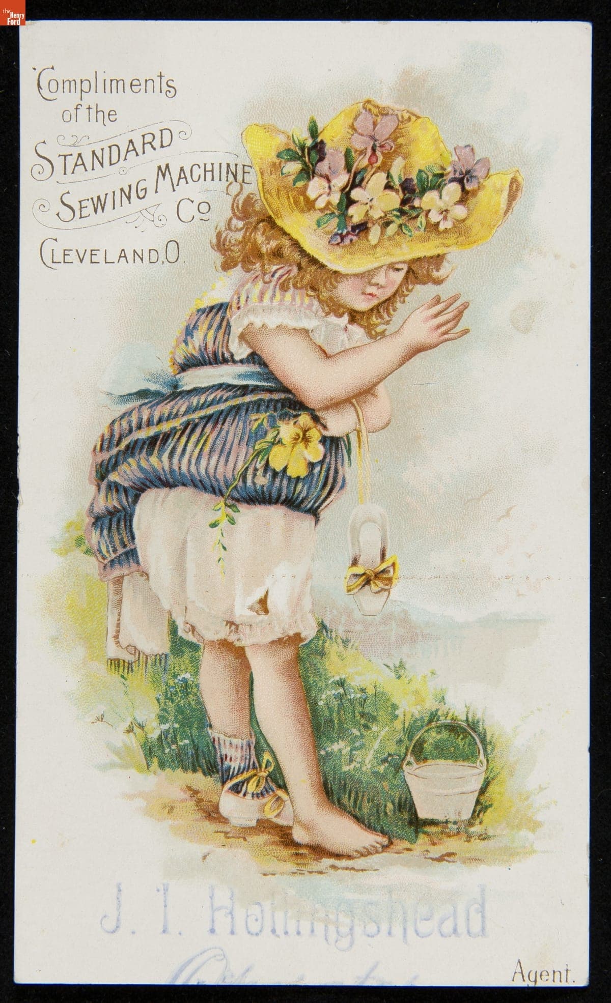 Trade Card for the Standard Sewing Machine Company, 1880-1900