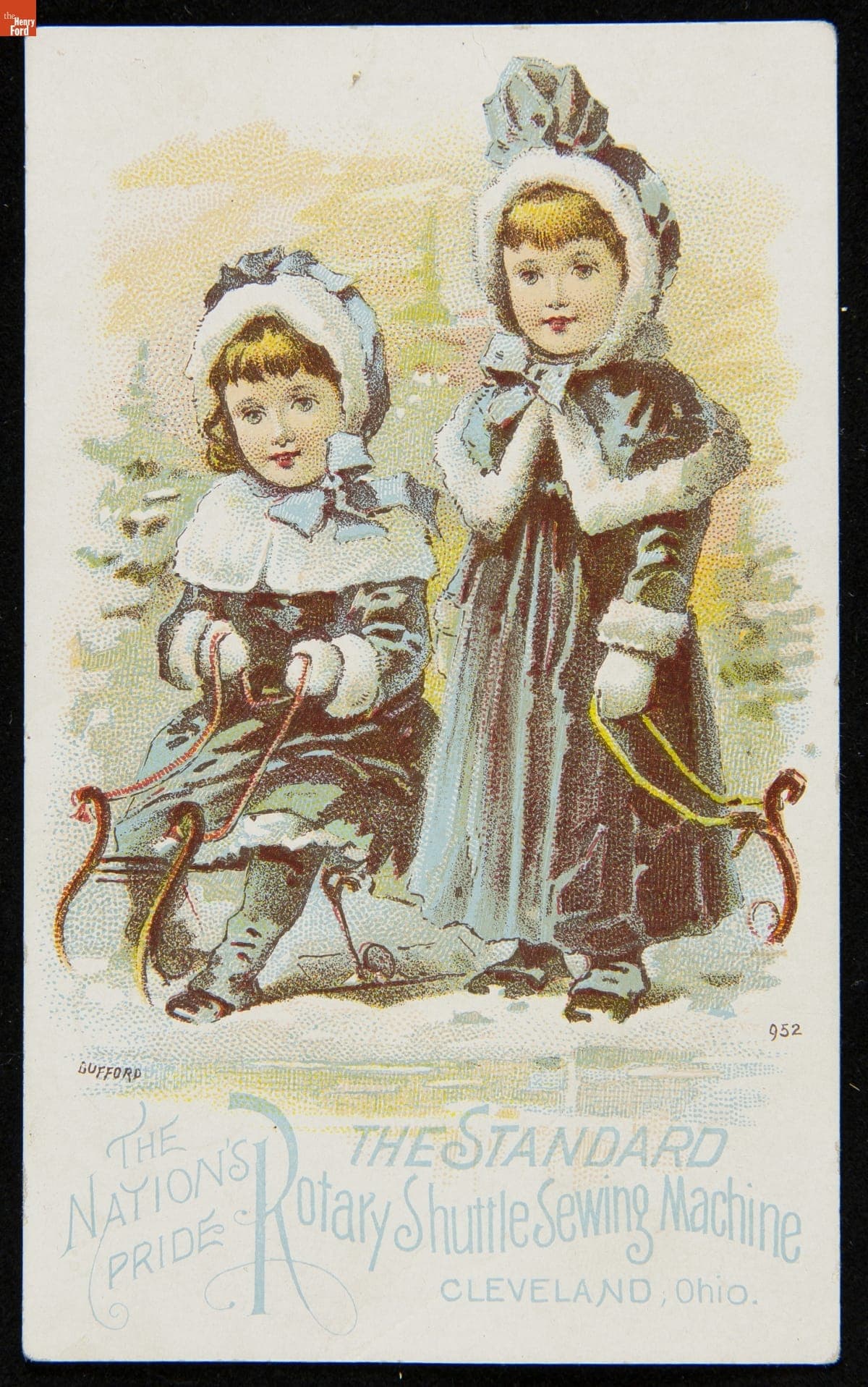 Trade Card for the Standard Rotary Shuttle Sewing Machine, Standard Sewing Machine Co., 1880-1900