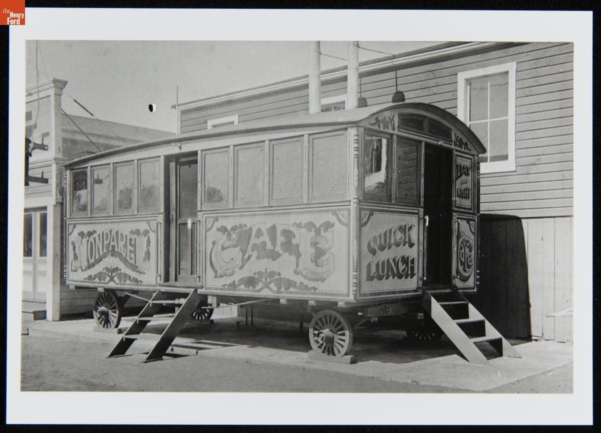 Nonpareil Cafe Lunch Car in Martha's Vineyard, Massachusetts, 1913-1924