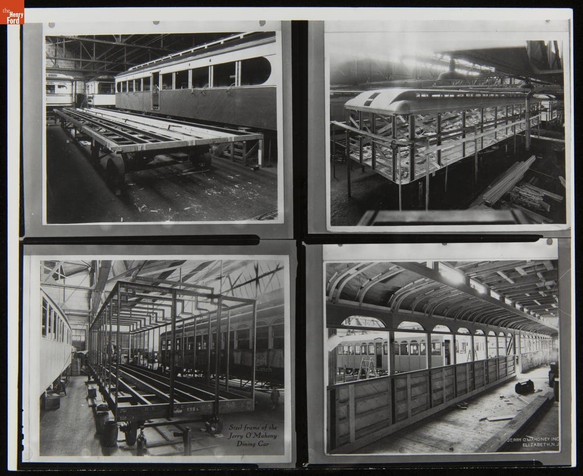 Jerry O'Mahony Diners Being Constructed in Elizabeth, New Jersey, 1930-1939