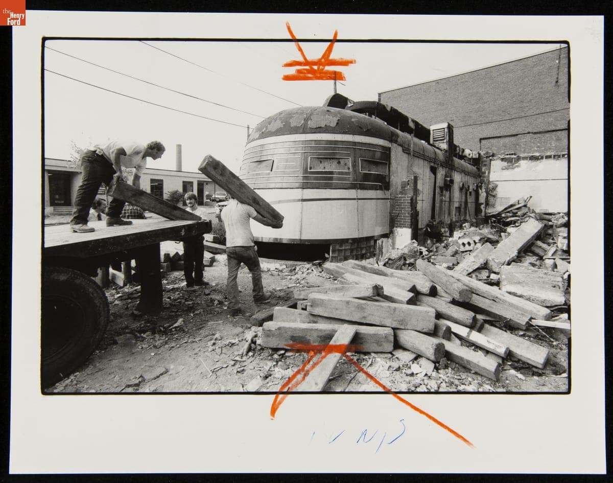 Modern Diner before Moving from Dexter Street to East Avenue, Pawtucket, Rhode Island, October 23, 1984