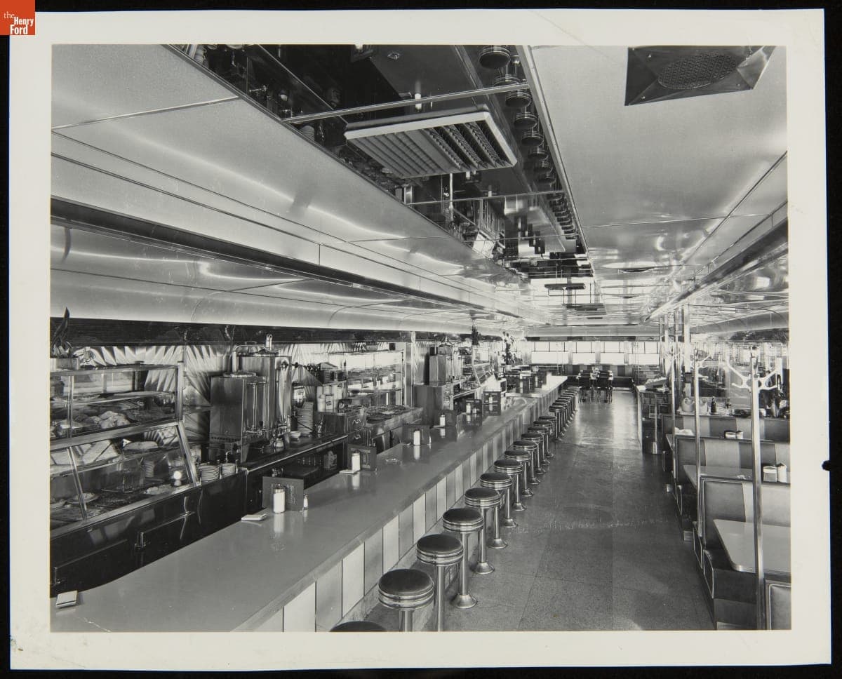 Madison Plaza Diner, Paterson, New Jersey, circa 1950