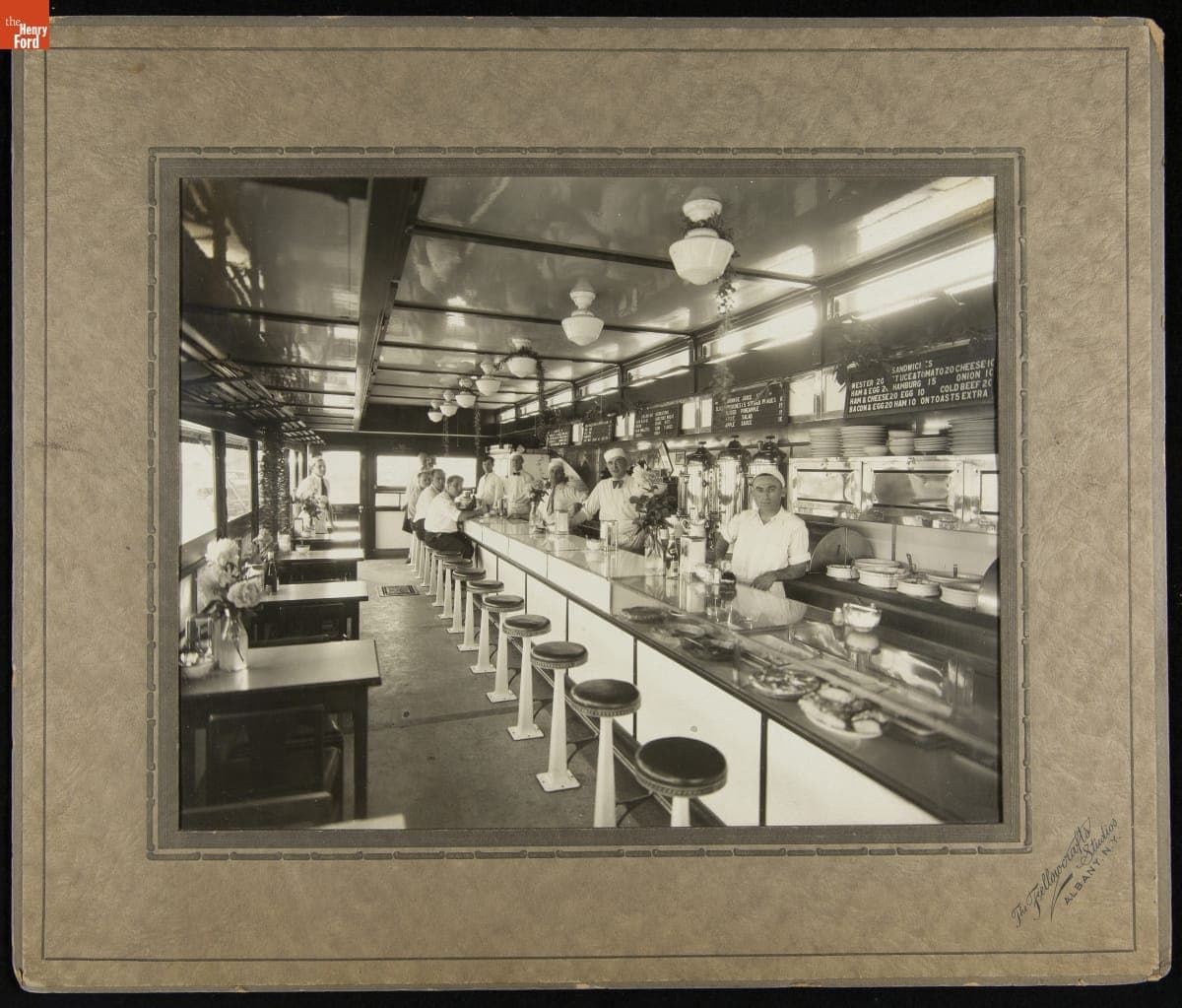 Serving Food at an Unidentified Brill Steel Diner, 1927-1932