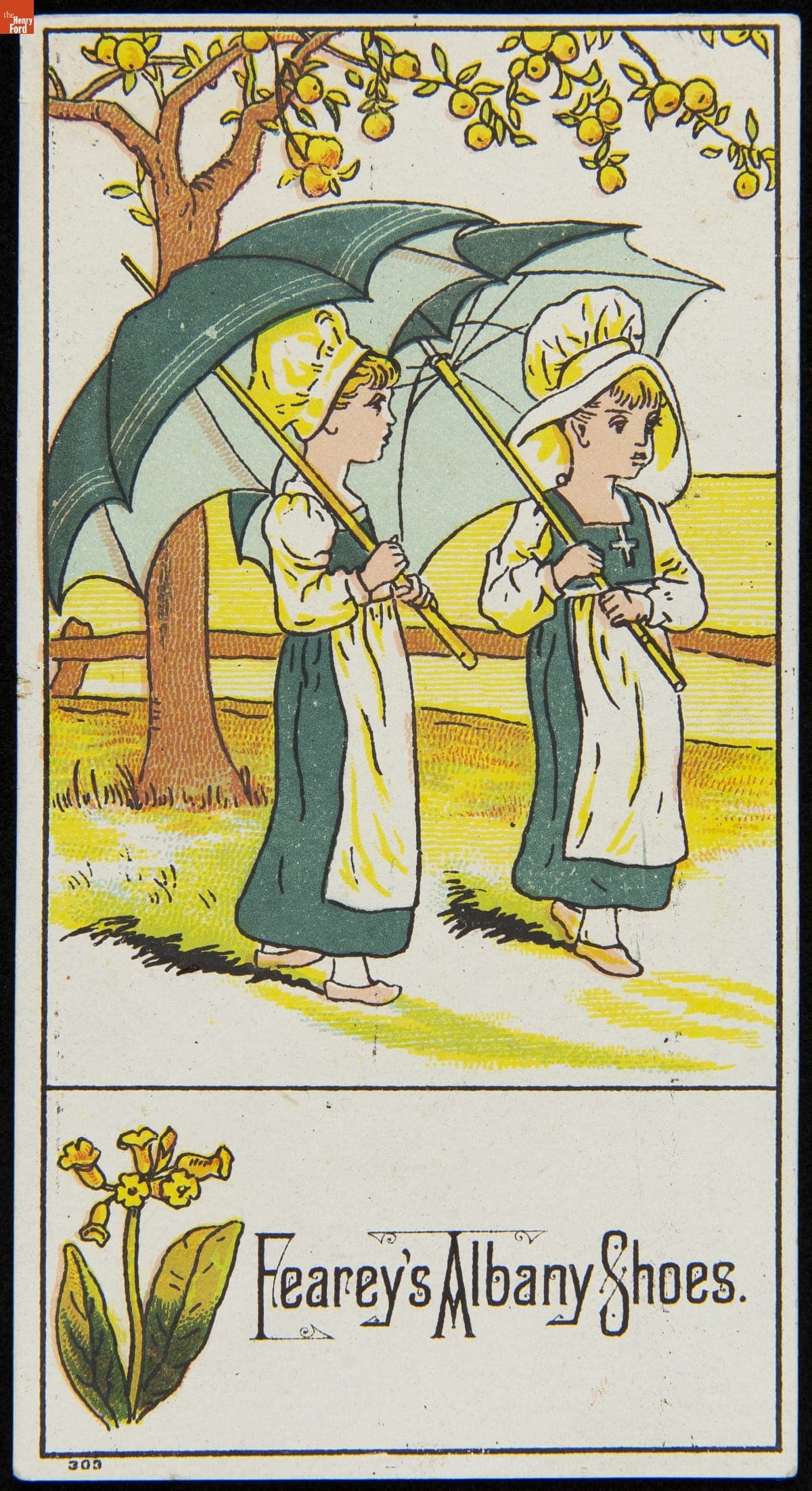 Trade Card for Fearey's Albany Shoes, 1880-1900